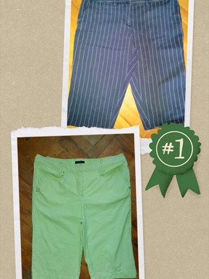 Branded bermuda shorts like new, sizes M, L and XL, set of 2