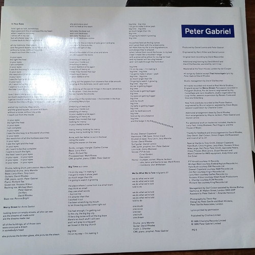 Peter Gabriel So album used, pop