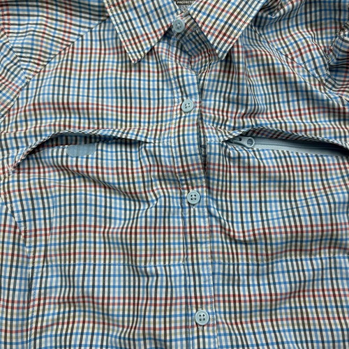 Columbia Silver Ridge Multi Plaid Women's Shirt new, Omni-Shade Omni-Wick, blue