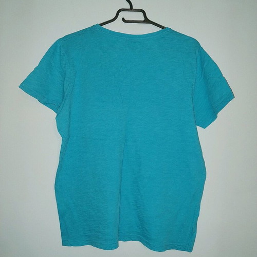T-shirt Paco & Co με V τιρκουάζ σε μέγεθος Large σαν καινούργιο