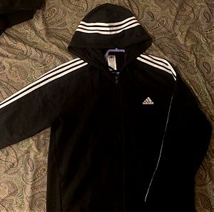Ανδρική ζακέτα Adidas essentials French Terry 3-stripes full zip hoodie    XLARGE