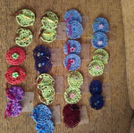Handmade earrings set