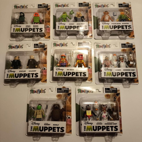 MiniMates Disney The Muppets Series 1 & Series 2 new figures