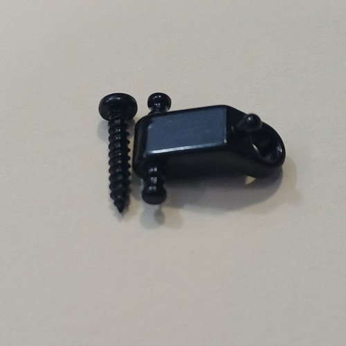 Roller String Tree Guitar String Guide with Screw and Anti-Rotation Pin, black