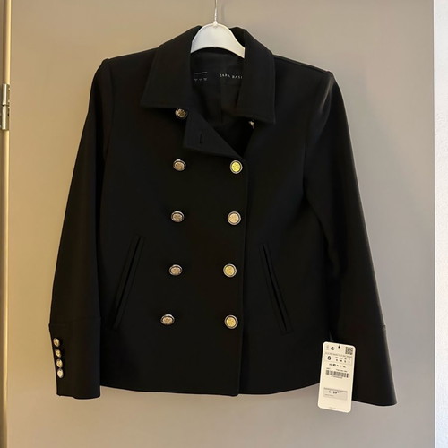 Zara jacket black new, size Small