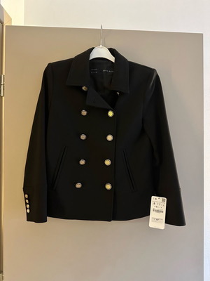 Σακάκι Zara μαύρο καινούργιο, μέγεθος Small