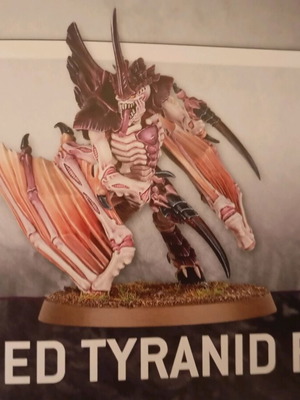 Warhammer 40k Winged Tyranid Prime like new