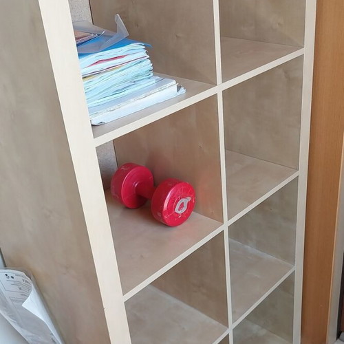IKEA shelf with back used