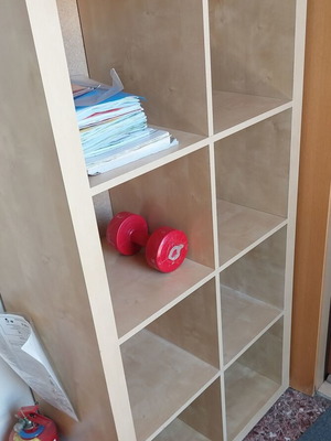 IKEA shelf with back used