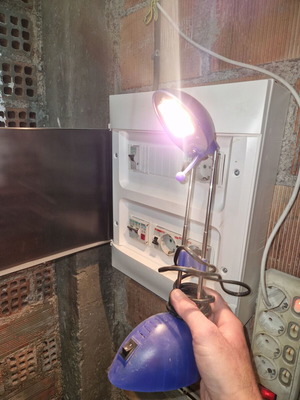 Desk lamp used