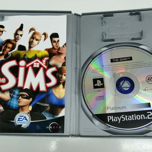 The Sims Platinum PlayStation 2 game, English