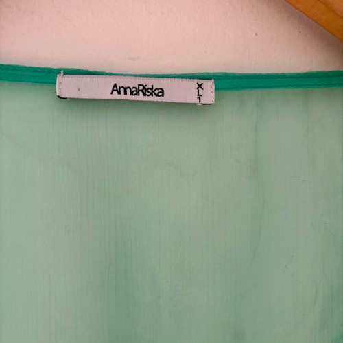 Anna Riska tunic like new, green and turquoise, size XL