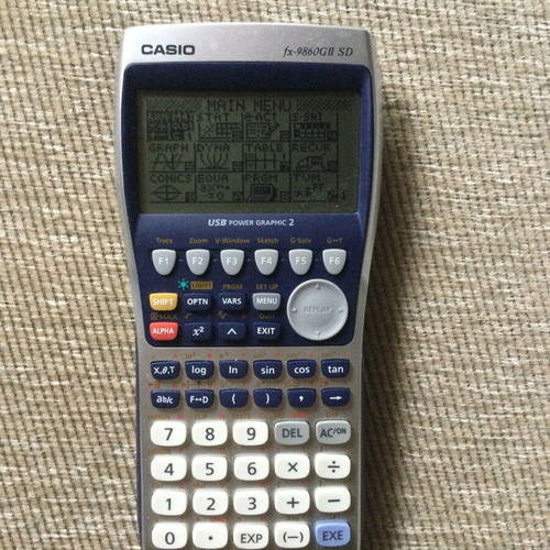 Casio FX-9860GII SD scientific handheld calculator like new