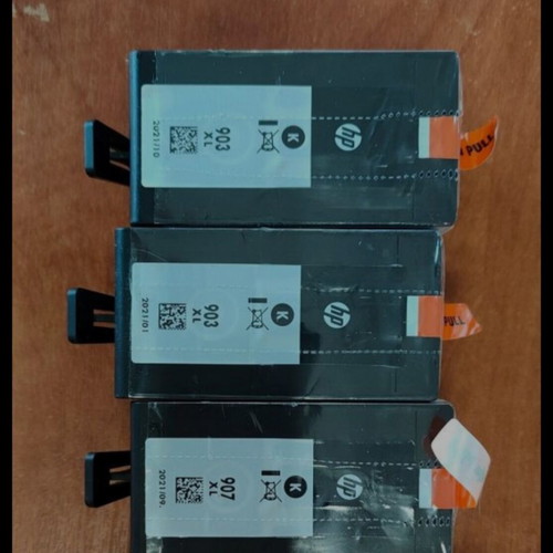 HP 903xl and 907xl Ink Cartridges New, Black, Compatible with OfficeJet Pro 6950 6960 6970
