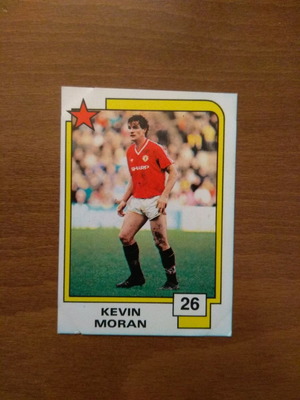 Κάρτα Kevin Moran Panini Soccer Superstars 1988 μεταχειρισμένη, Νο26