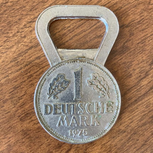 German metal promotional bottle opener