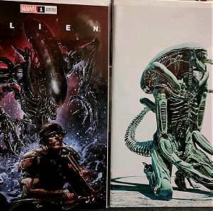 Alien #1 Mike Mayhew + Clayton Crain Variants - Marvel