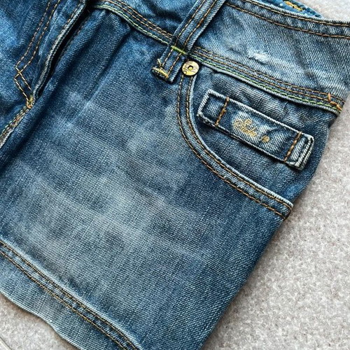 Y2K Mini Denim Skirt XS, Vintage Sicko19, Like New