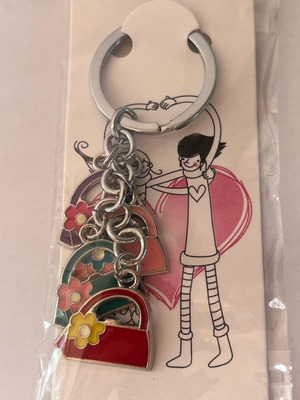 Keychain with small bags like new