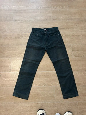 Zara black straight fit jeans used, size XL