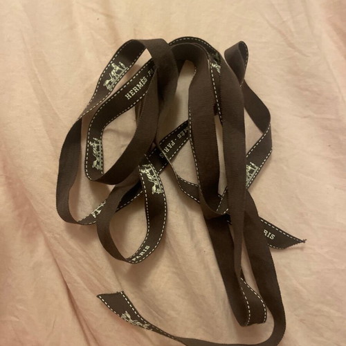 Hermes Paris ribbon brown authentic