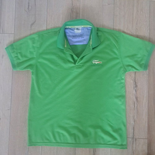 Lacoste polo men's shirt like new, size M, green