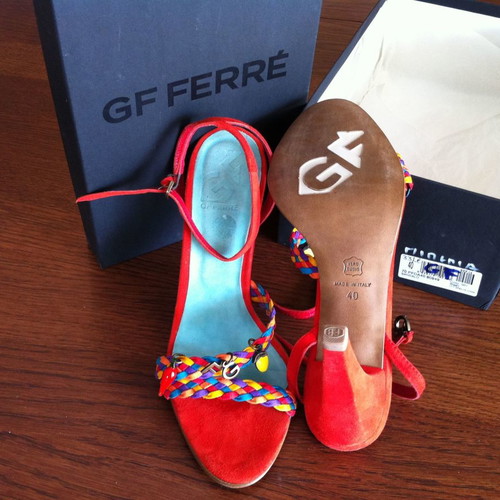 Gianfranco Ferre sandals new, multicolor, size 40
