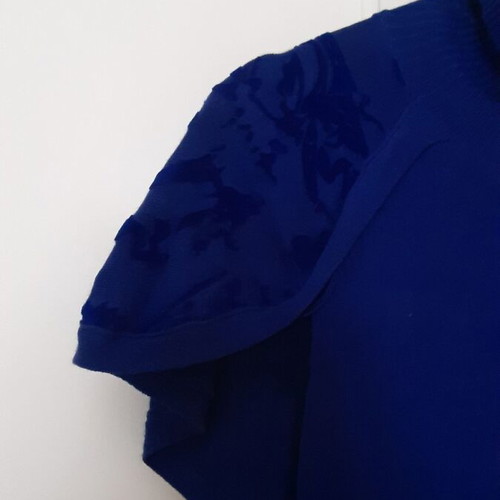 WAGGON PARIS knitted dress in blue, size M