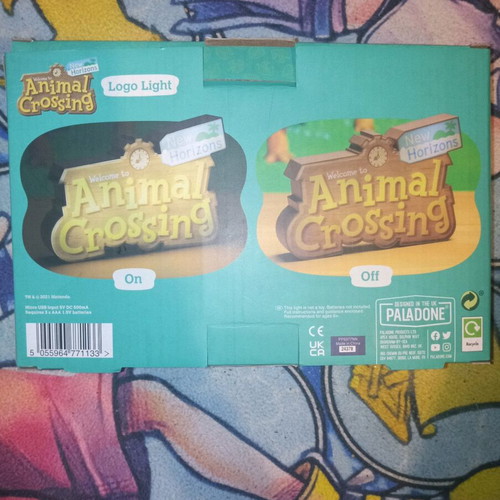 Animal Crossing New Horizons lamp like new with USB and 2 light modes
