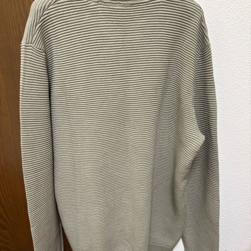Solid sweater new, size XL, gray and beige
