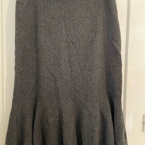 Editions Y2K vintage boucle midi flare skirt used UK 18-EU 48