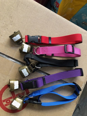 Collar with Bell new, various Colors