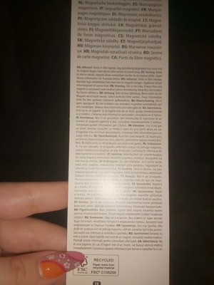 Magnetic bookmarks Flying Tiger new, set of 4
