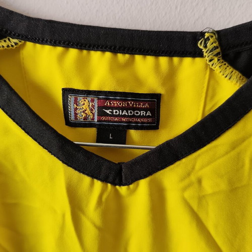 Aston Villa 2005 Away Shirt New Diadora Size L Men