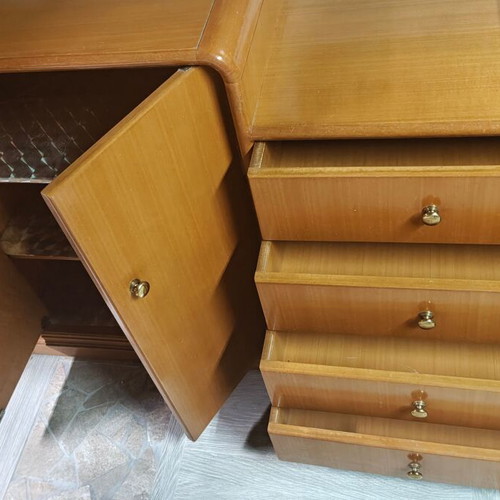 Entrance furniture used with mirror, coat rack and shoe cabinet