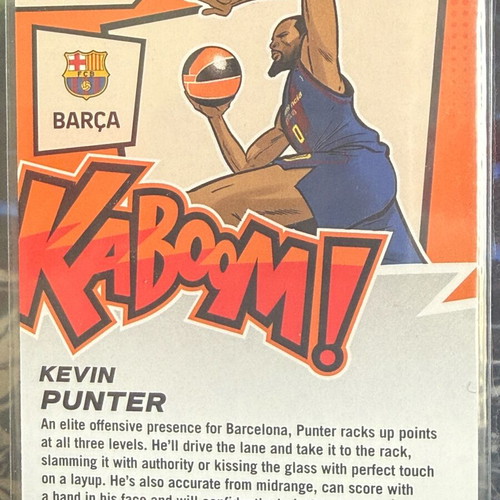 Kaboom Kevin Punter card like new