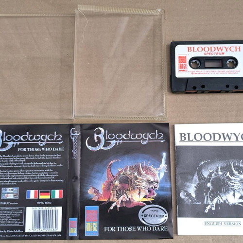 Bloodwych (Image Works) ZX Spectrum cassette used