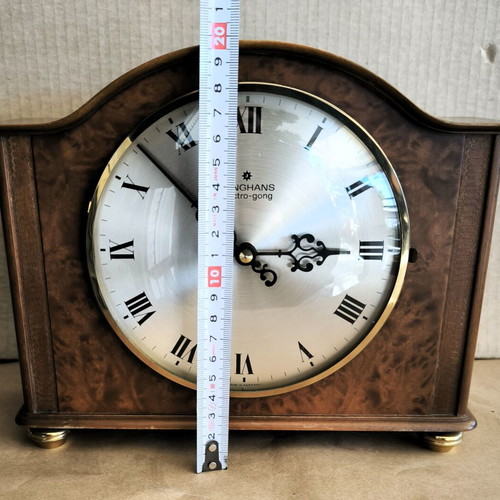 Junghans electro-gong tabletop clock used, analog