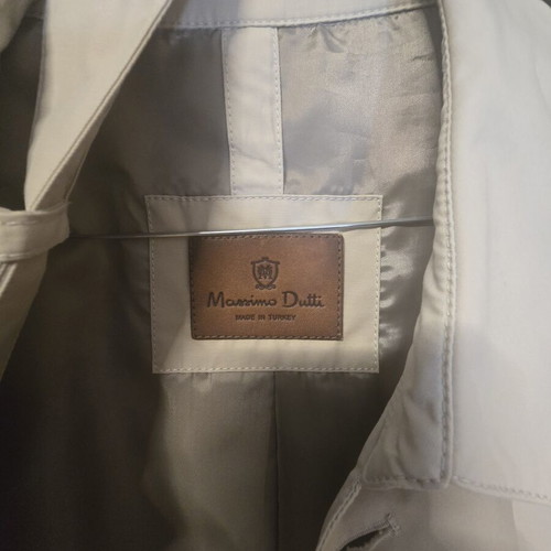 Massimo Dutti men's trench coat like new, beige, XL