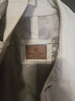 Massimo Dutti men's trench coat like new, beige, XL