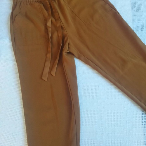 Zara pants like new, summer, taupe color, size S/M