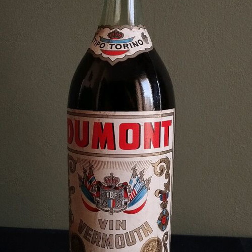 Φιάλη βερμούτ Dumont Tipo Torino 1966 vintage σφραγισμένη σαν καινούργιο