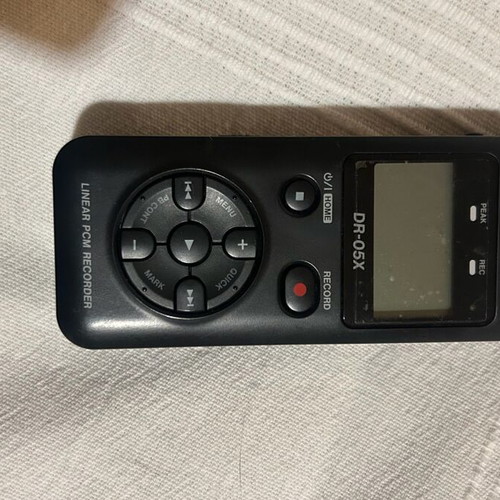 Tascam DR-05X portable digital recorder used