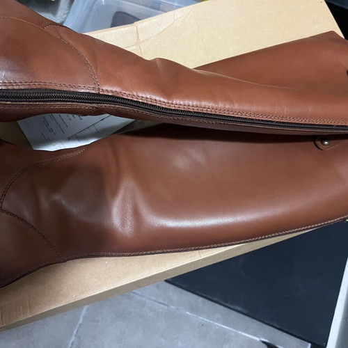 Migato riding boot new, tan with zipper