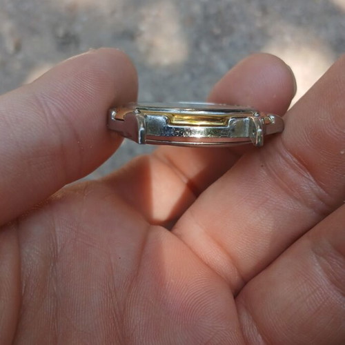 Cristian D Japan Movt wristwatch like new, gold and silver