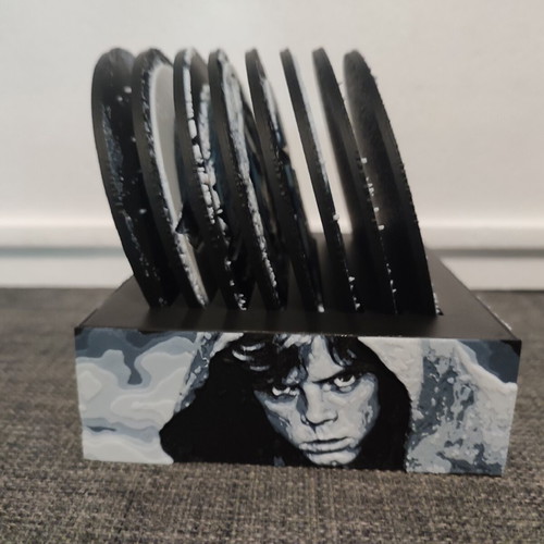 Starwars coaster set 8 coasters with base like new