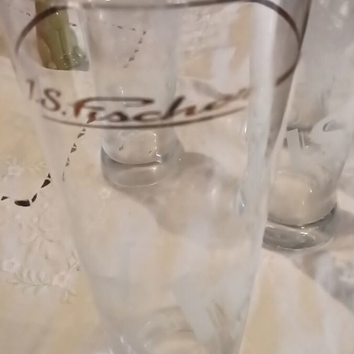 Fisher beer glasses unused, set of 4