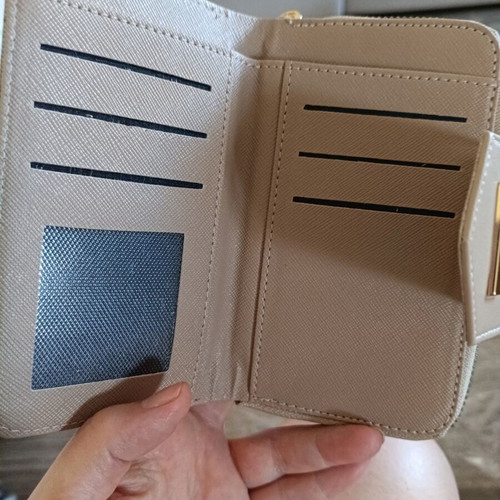 Shoulder and Handbag Set new, beige with gold details
