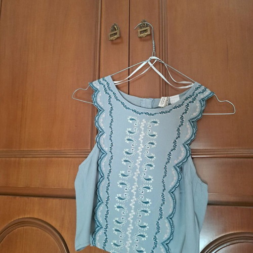 Set blouse and shorts used, size 36, Divided