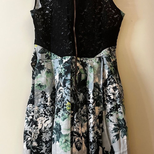 Closet London dress like new with black lace detail